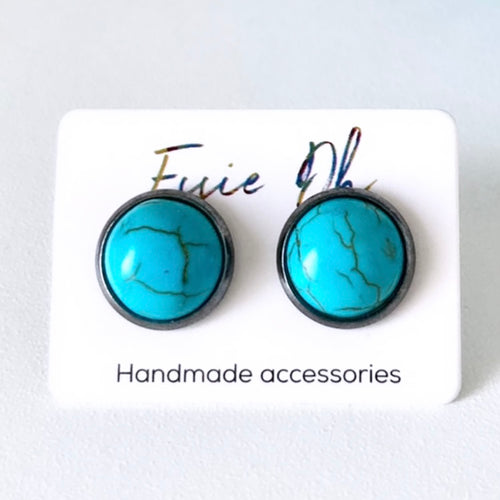 Ahiga Earrings (Turquoise Stone)